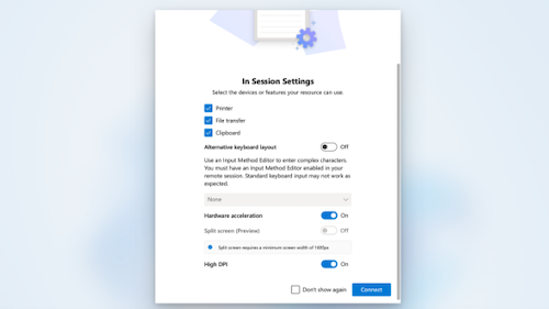 Web Display Settings